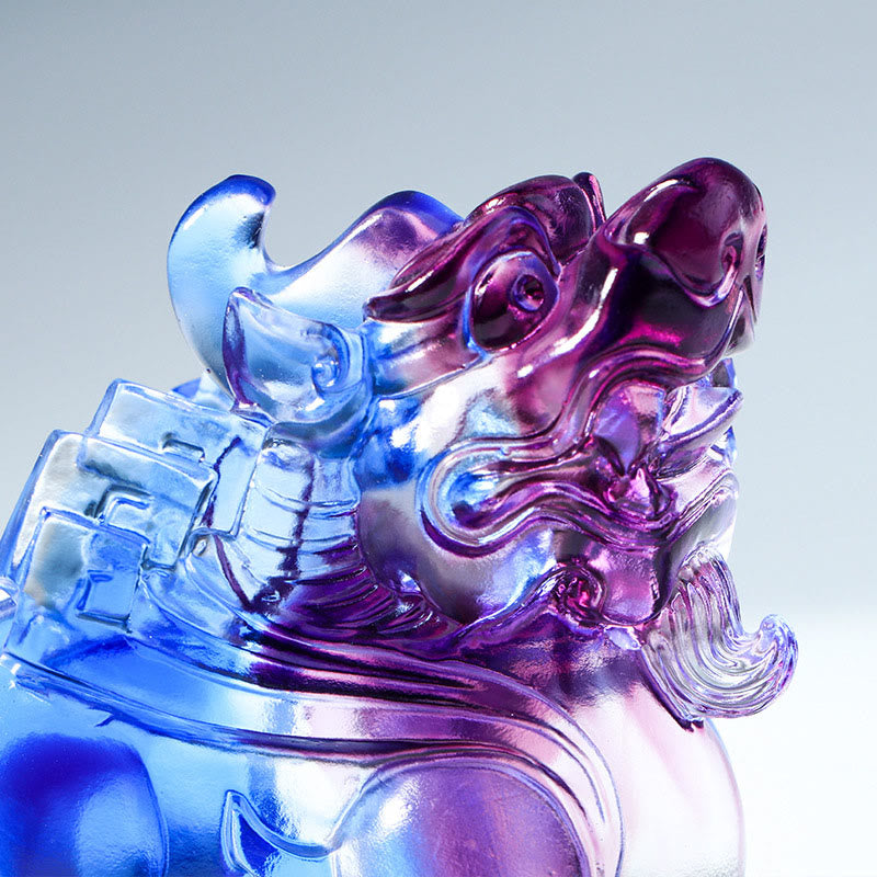 Buddha Stones Liuli Crystal Pixiu Wealth Luck Home Decoration - image 4