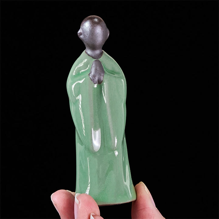 Buddha Stones Meditation Monk Ceramic Statue Serenity Home Decoration - image 39