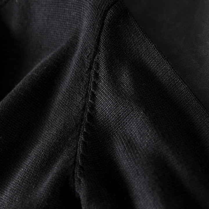 Buddha Stones Plain Knitted Colorful Buttons Design Cotton Women's Long Sleeve Cardigan Sweater - image 5