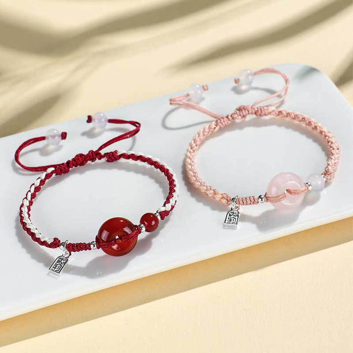 Buddha Stones Green Aventurine Agate Peace Buckle Luck Bracelet - image 19