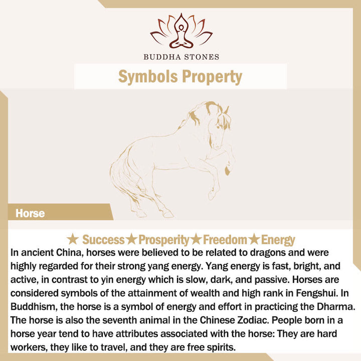Buddha Stones 999 Sterling Silver Year Of The Horse Freedom Manually Made String Bracelet - image 2