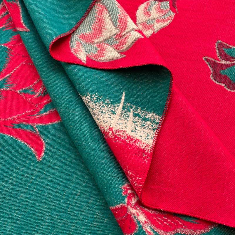 Buddha Stones Fall Lotus Koi Fish Dragonfly Pattern Cozy Scarf Shawl - image 6