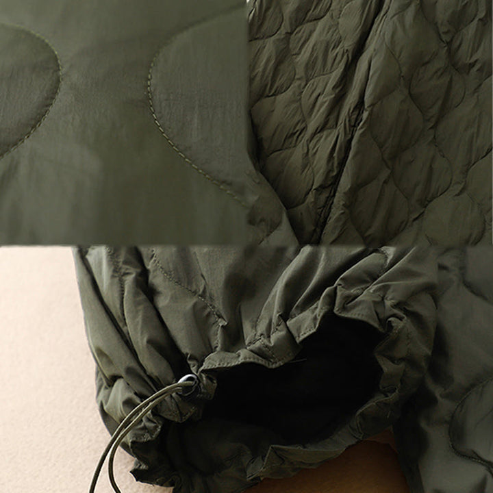 Buddha Stones Winter Curved Lines Warm Women's Ankle-length Pants With Pockets - image 16