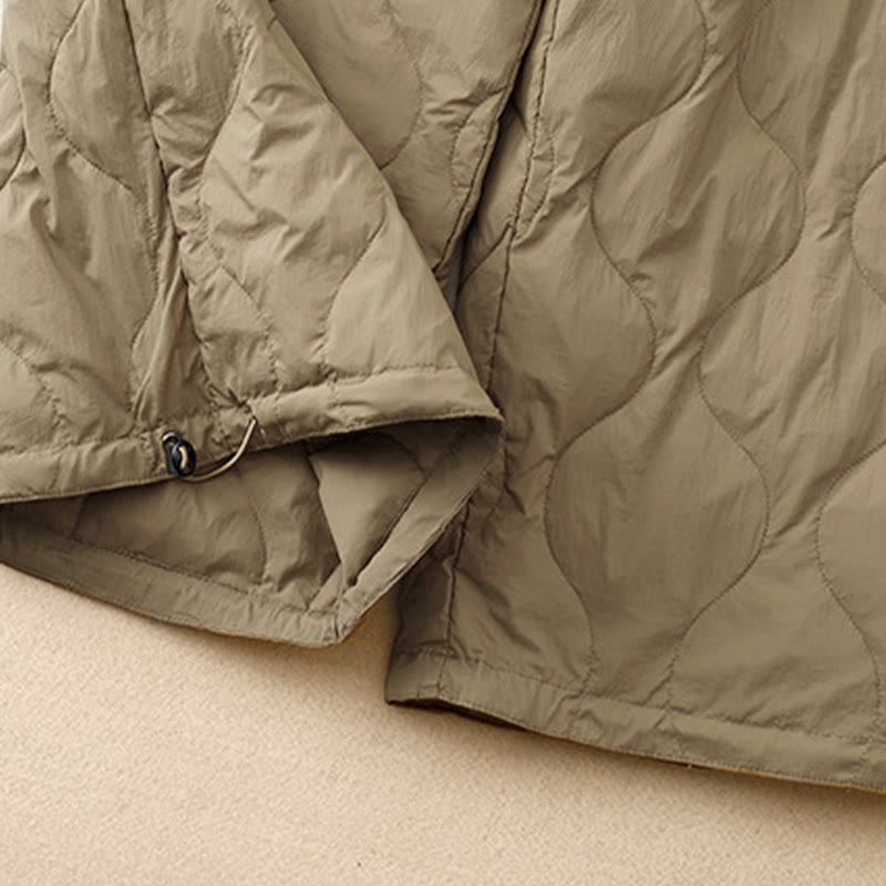 Buddha Stones Winter Curved Lines Warm Women's Ankle-length Pants With Pockets - image 4