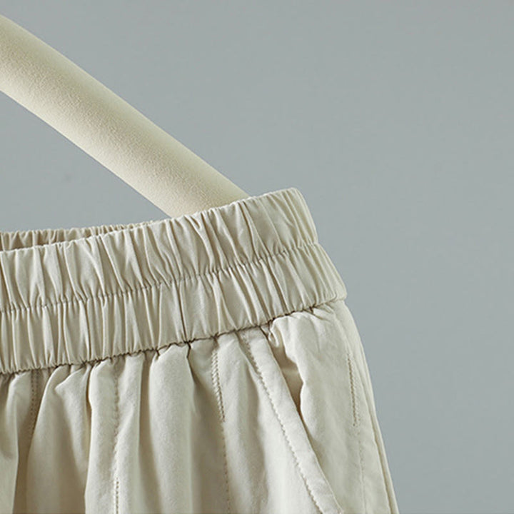 Buddha Stones Straight Lines Stripes Cotton Women's Harem Pants With Pockets - image 16