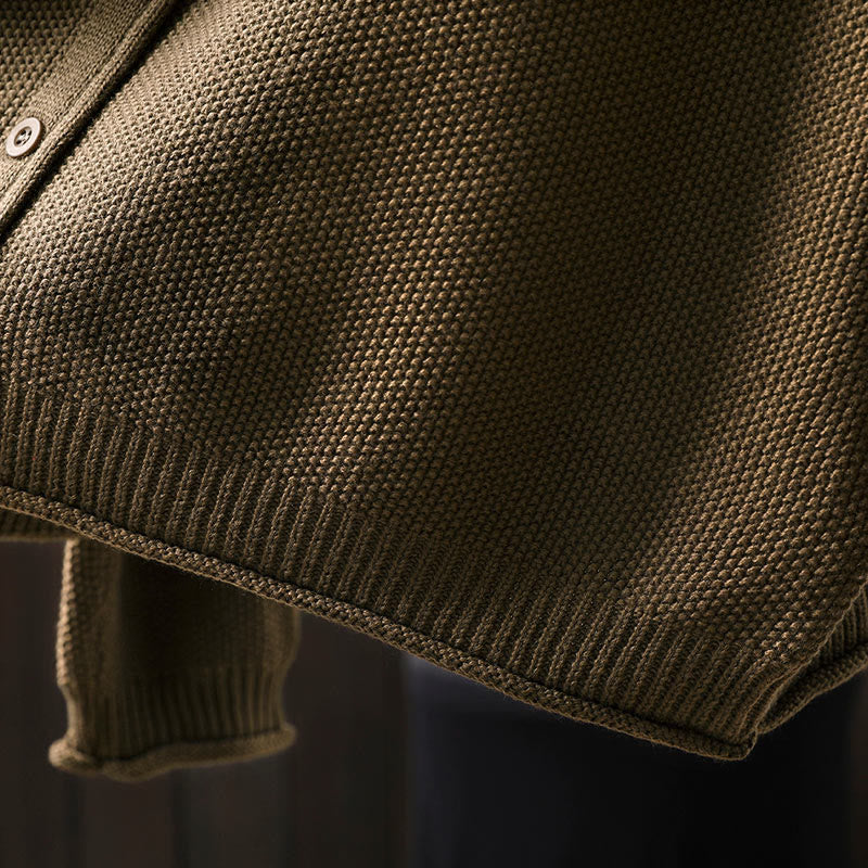 Buddha Stones Fall Floral Buttons Cotton Women's Long Sleeve Knitted Cardigan Sweater - image 12