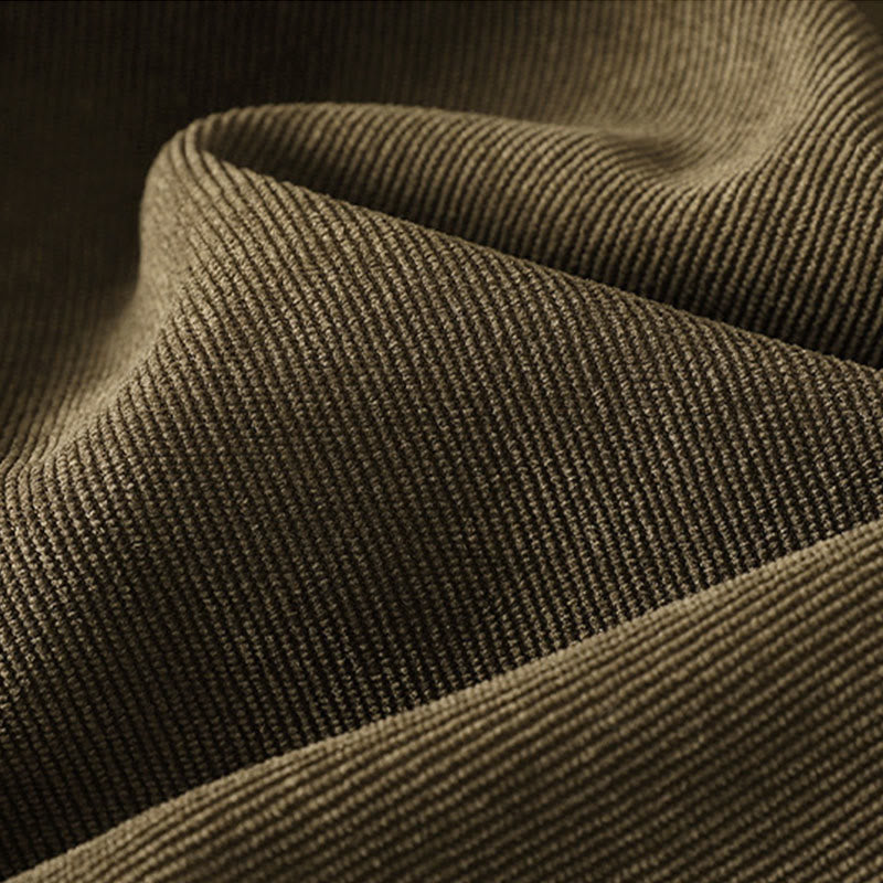 Buddha Stones Winter High Neck Warm Cotton Women's Long Sleeve Midi Dress With Pockets - image 20