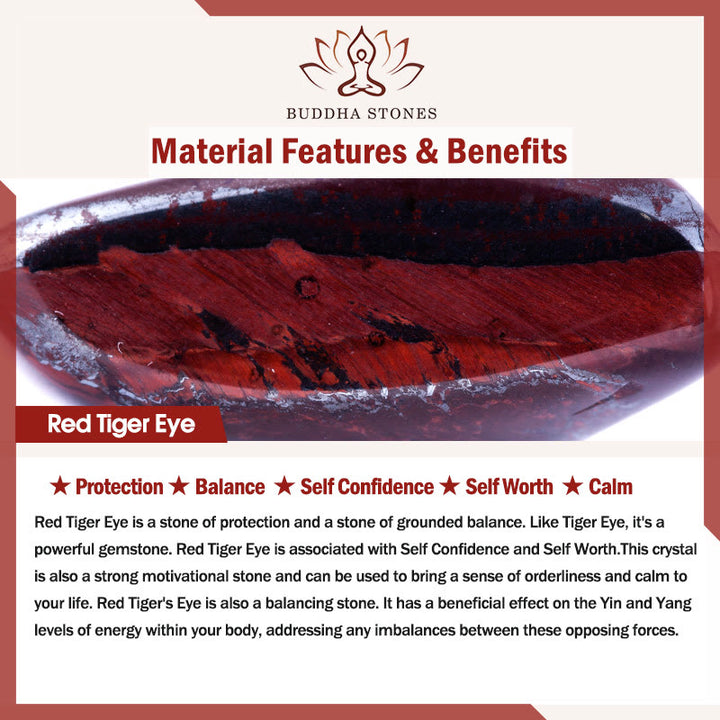 Buddha Stones Various Tiger Eye Alloy Balance Bracelet - image 5