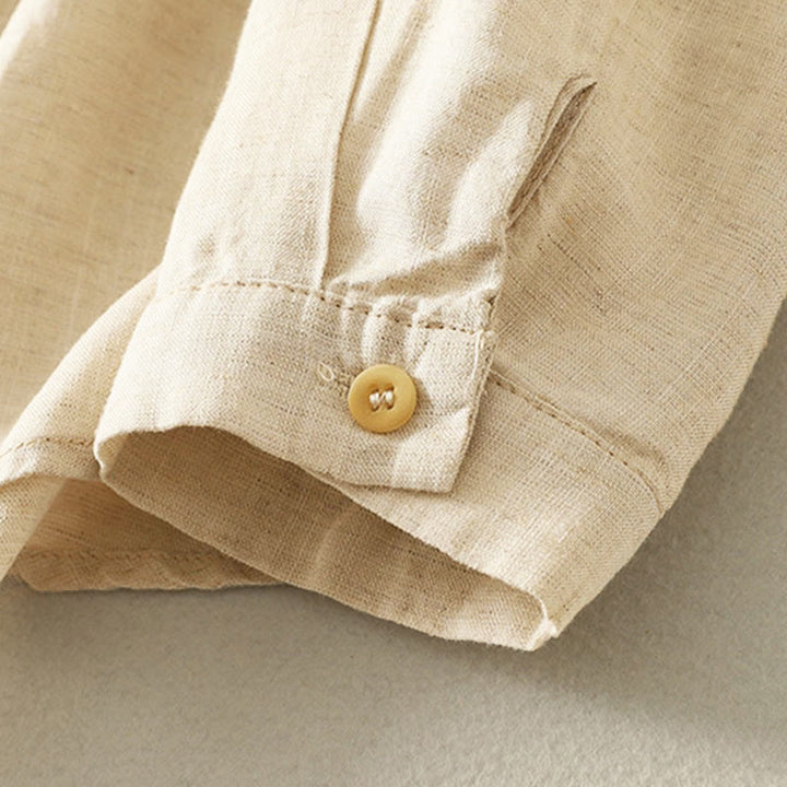 Buddha Stones Spring Embroiderd Flower Long Sleeve Women's Buttons Shirt - image 9