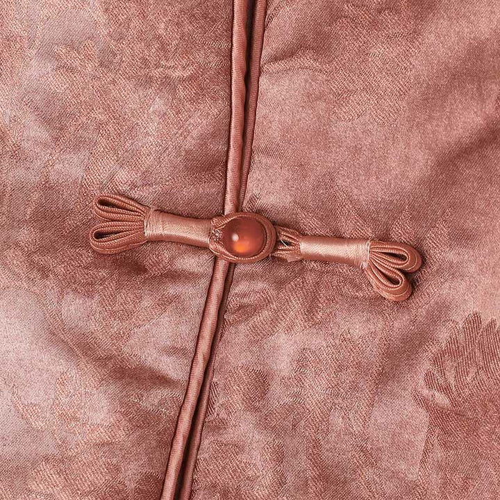 Buddha Stones Frog-Button Traditional Chinese Patterns Women's Long Sleeve Thickened Jacket  - image 23