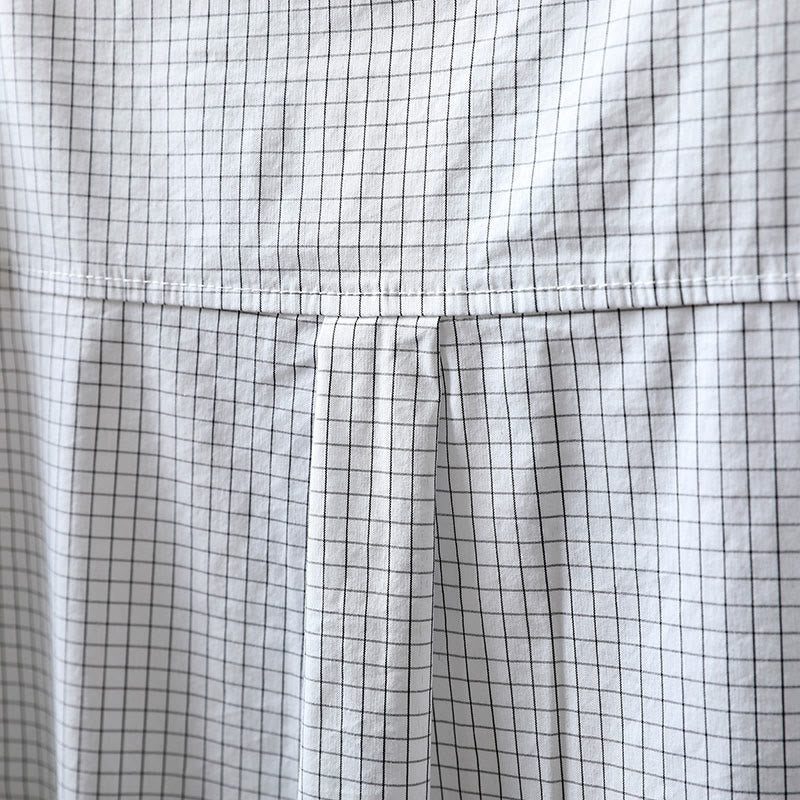 Buddha Stones Plaid Contrasting Buttons Down Long Sleeve Women's Cotton Shirt - image 13