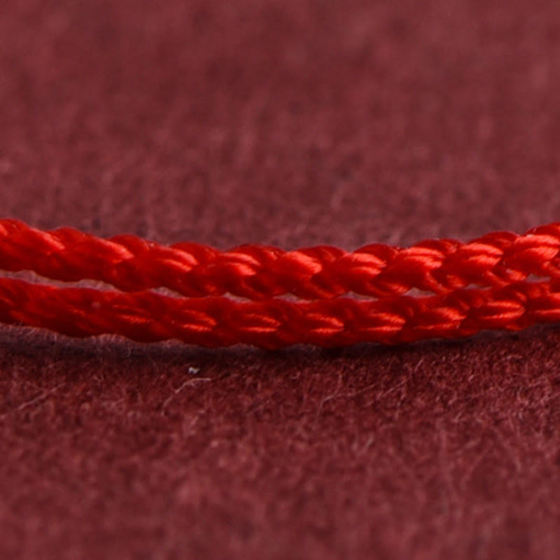 Buddha Stones Natural Hetian Jade Peace Buckle String Abundance Bracelet Anklet - image 14