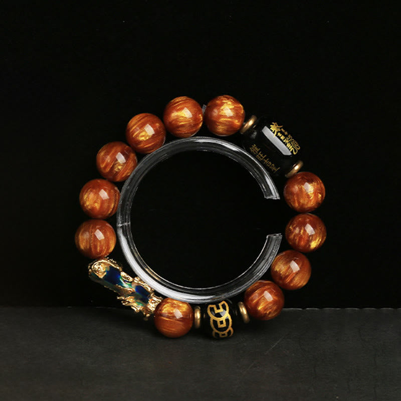 Buddha Stones Sea Willow Beads Color Change Pi Xiu Protection Bracelet - image 2