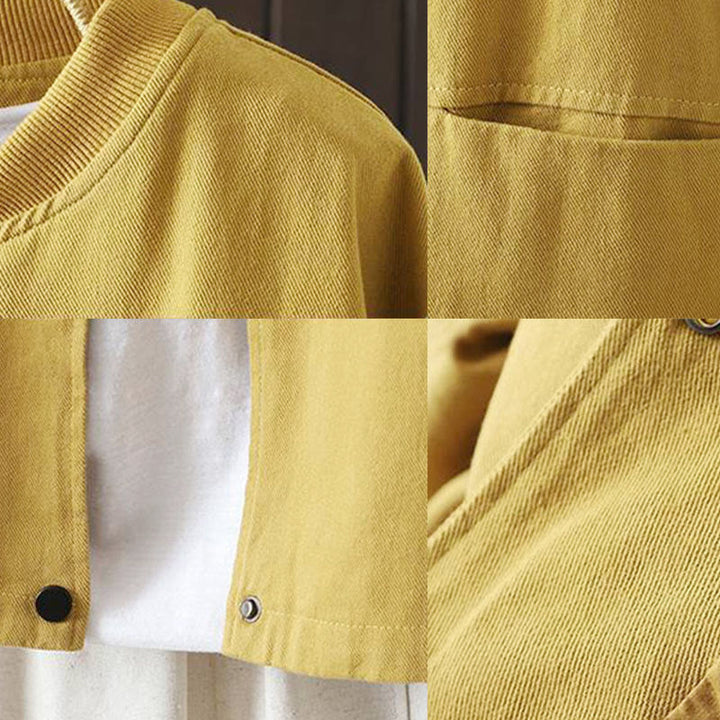 Buddha Stones Fall Button Down Women's Cotton Long Sleeve Outerwear Jacket With Pockets - image 18