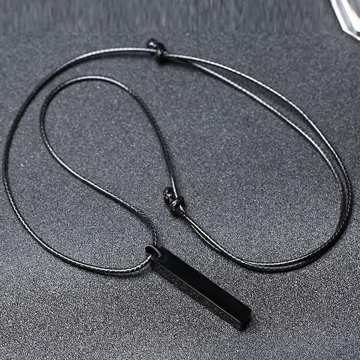 Buddha Stones Black Obsidian Blue Sandstone Transformation Necklace Pendant - image 2