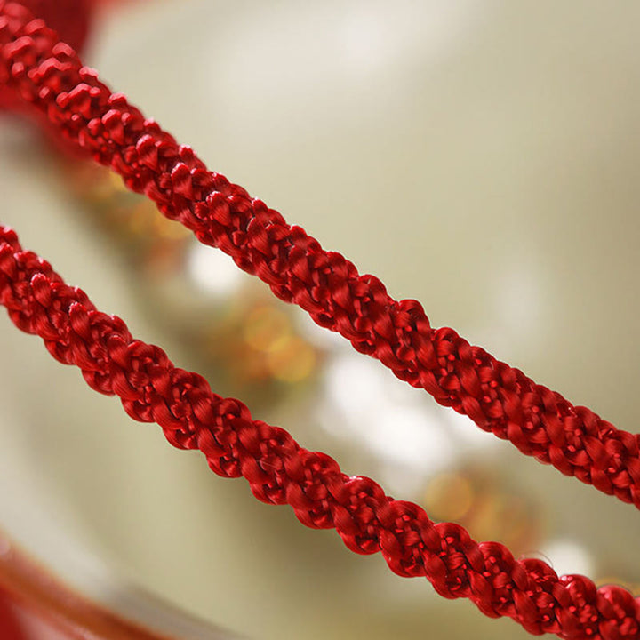 Buddha Stones 999 Sterling Silver Year Of The Horse Freedom Manually Made String Bracelet - image 13