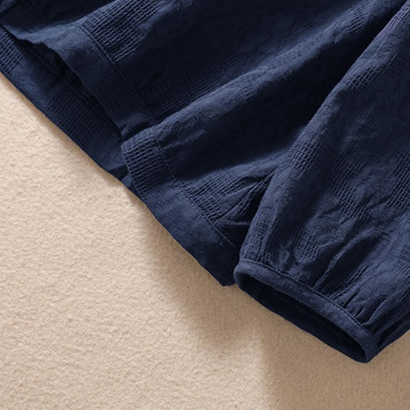 Buddha Stones Fall Jacquard Buttons Down Design Long Sleeve Women's Hoodie - image 7