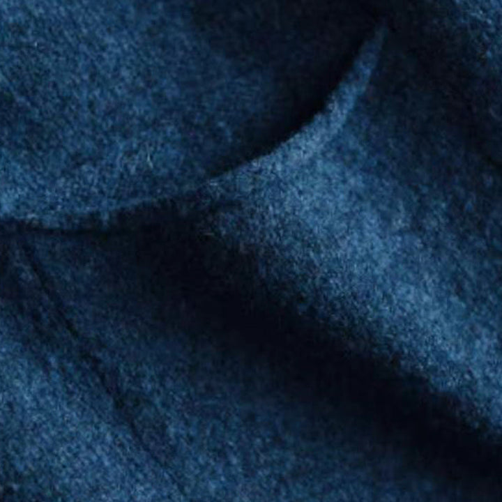 Buddha Stones Winter Solid Color Mock Neck Long Sleeve Women's Knitted Cotton Sweater - image 4