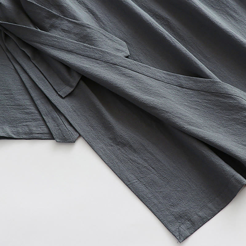 Buddha Stones Wudang Traditional Tai Chi Ceremony Long Wide Sleeve Men's Taoist Long Robe - image 10