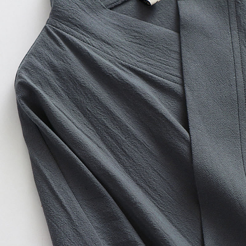 Buddha Stones Wudang Traditional Tai Chi Martial Arts Ceremony Long Sleeve Men's Taoist Long Robe - image 9