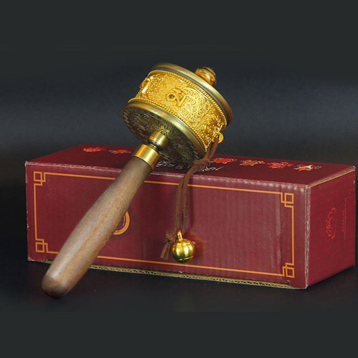 Tibetan Lucky Prayer Wheel Six True Words Decoration - image 10