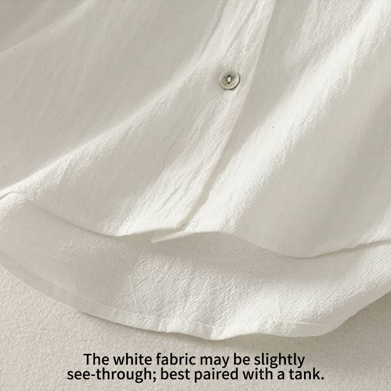 Buddha Stones Fall Crew Collar Long Sleeve Women's Polyester Shirt With Pockets - image 19