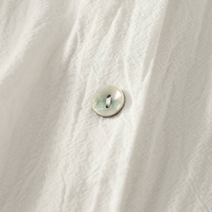 Buddha Stones Fall Crew Collar Long Sleeve Women's Polyester Shirt With Pockets - image 20