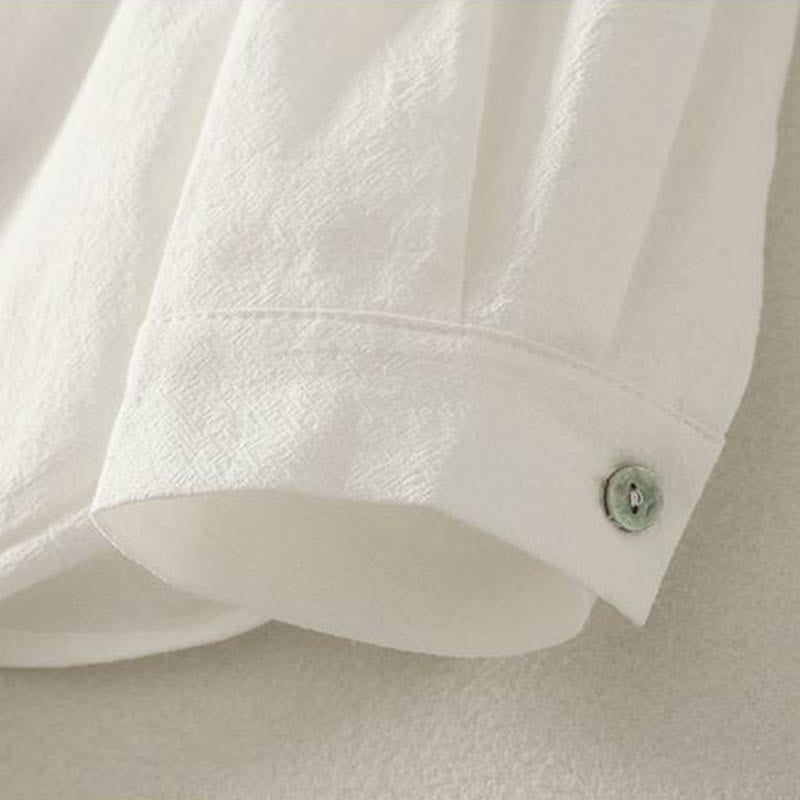 Buddha Stones Fall Crew Collar Long Sleeve Women's Polyester Shirt With Pockets - image 16