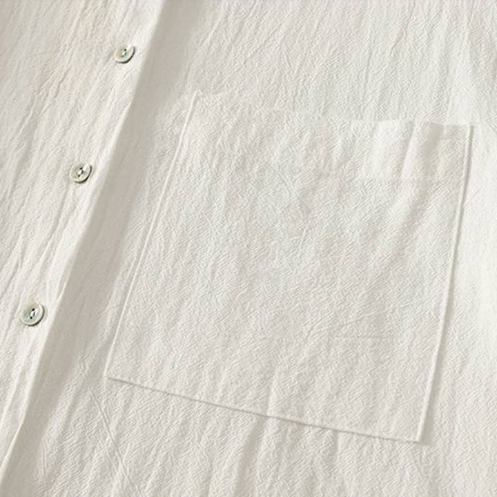 Buddha Stones Fall Crew Collar Long Sleeve Women's Polyester Shirt With Pockets - image 14