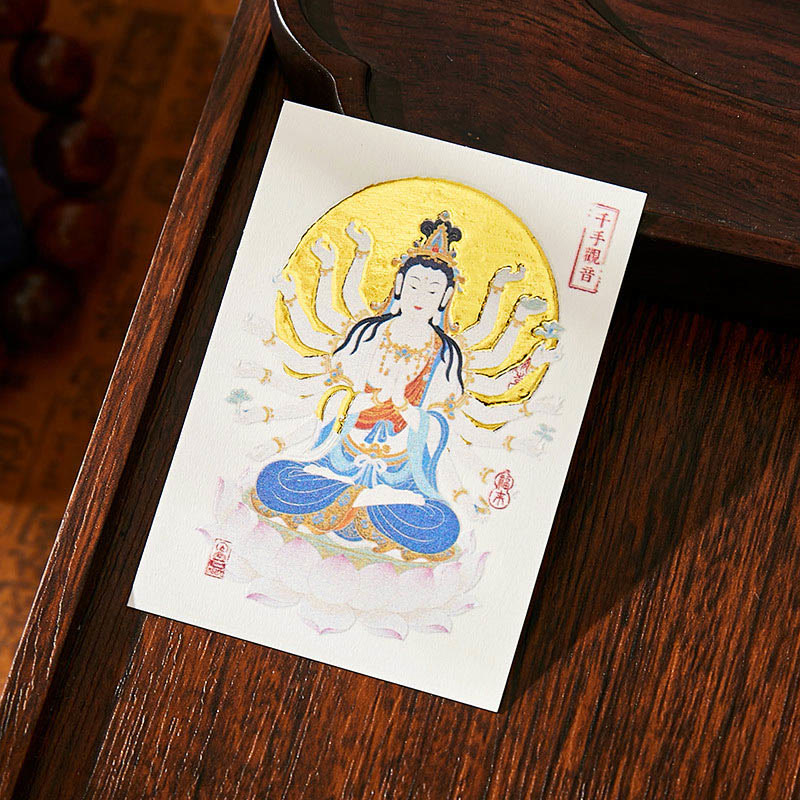 Buddha Stones Chinese Zodiac Natal Buddha Mountain Ghosts Spend Money Copper Coins Sachet Hanging Decoration - image 3