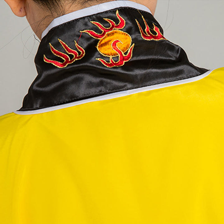 Buddha Stones Wudang Embroidery Dragon Tiger Long Wide Sleeve Unisex Taoist Robe Kimono For Qigong Ceremony - image 11