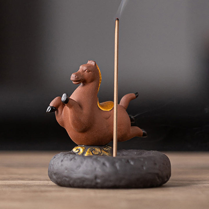 Buddha Stones Year Of The Horse 2026 New Year Home Decoration Incense Burner - image 1