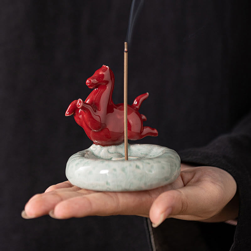 Buddha Stones Year Of The Horse 2026 New Year Home Decoration Incense Burner - image 7
