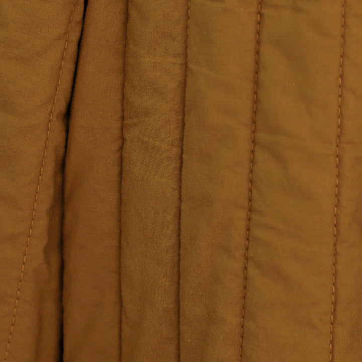 Buddha Stones Winter Plain Color Blocking Design Cotton Women's Harem Pants With Pockets - image 32