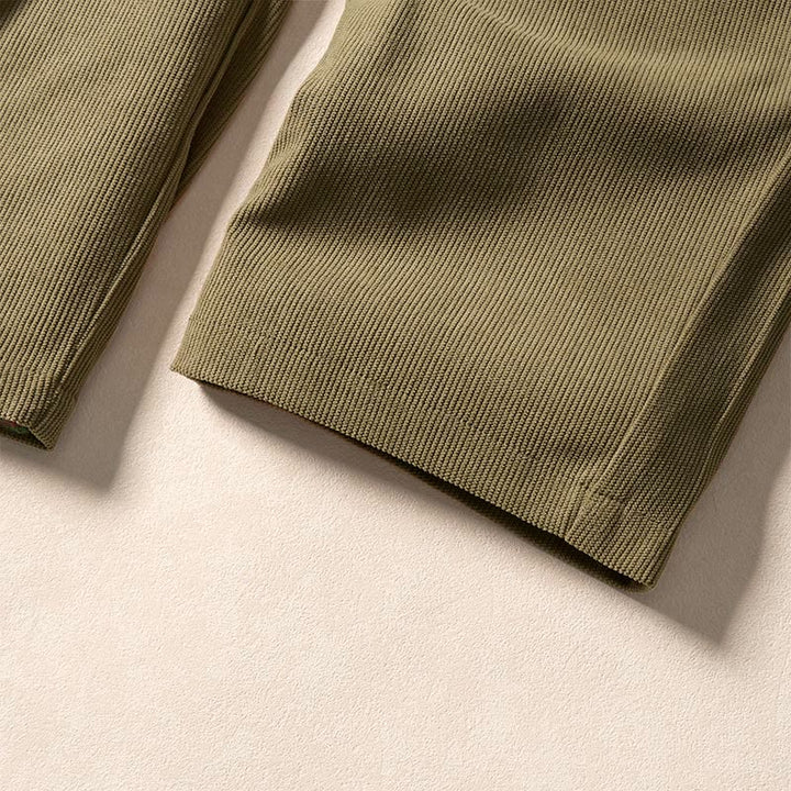 Buddha Stones Commute Fall Corduroy Women's Harem High Waist Pants With Pockets - image 10