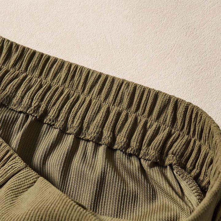 Buddha Stones Commute Fall Corduroy Women's Harem High Waist Pants With Pockets - image 5