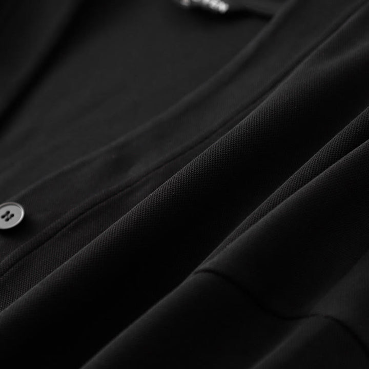 Buddha Stones Plain Buttons Women's Cotton Long Sleeve Jacket - image 13