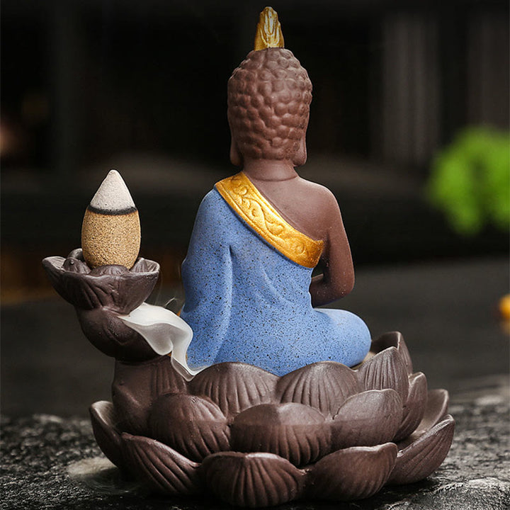 Buddha Stones Buddha Serenity Home Decoration Incense Burner - image 11