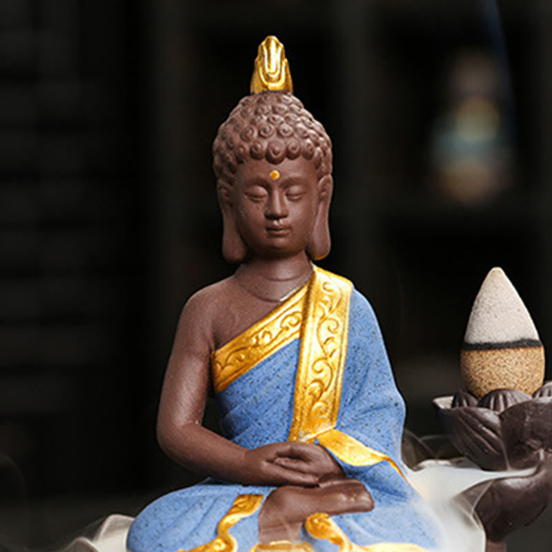 Buddha Stones Buddha Serenity Home Decoration Incense Burner - image 13
