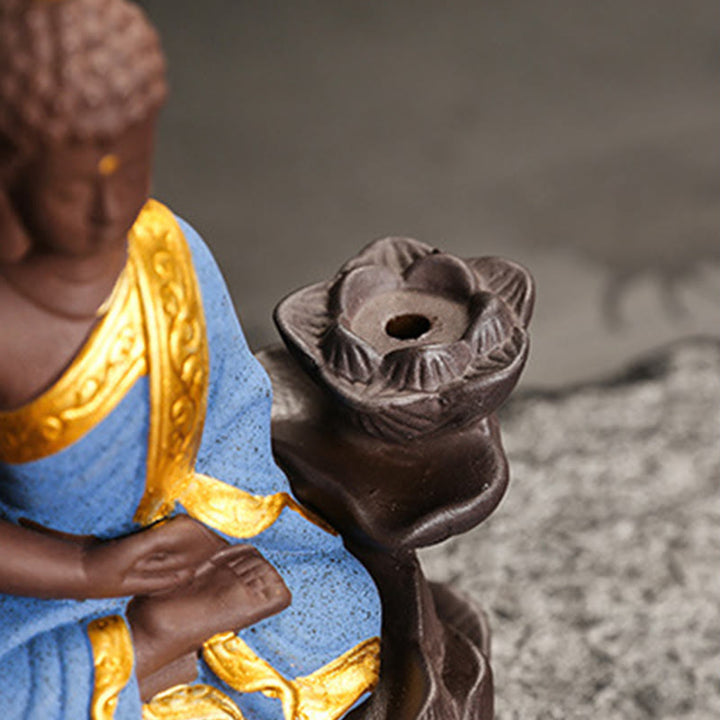 Buddha Stones Buddha Serenity Home Decoration Incense Burner - image 14