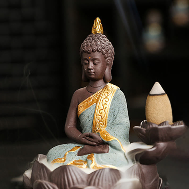 Buddha Stones Buddha Serenity Home Decoration Incense Burner - image 22