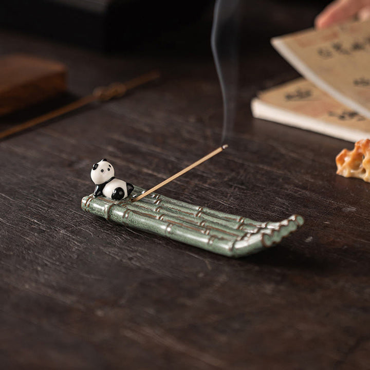 Buddha Stones Panda Home Decoration Incense Burner - image 13