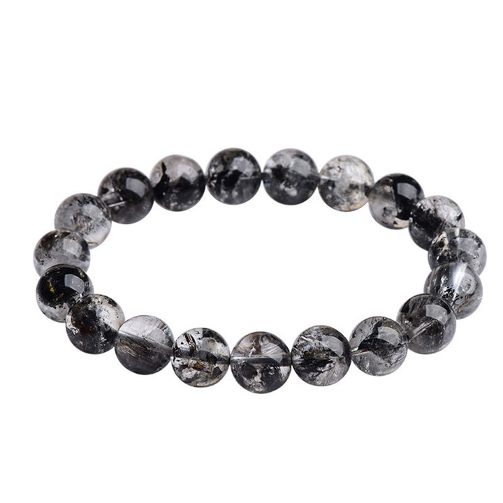 Buddha Stones Herkimer Diamond Protection Meditation Bracelet - image 3
