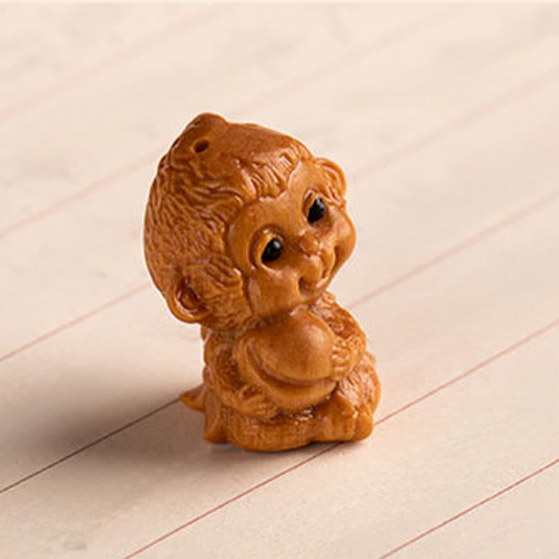 Buddha Stones Year Of The Horse Red Sandalwood Star Moon Bodhi Seed Blessing Key Chain - image 36