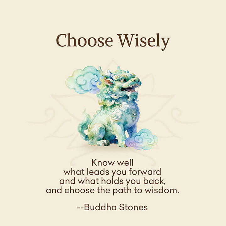 Buddha Stones "Choose Wisely" Natural Small PiXiu Green Aventurine Luck Decoration Includes Gift Message Card - image 2