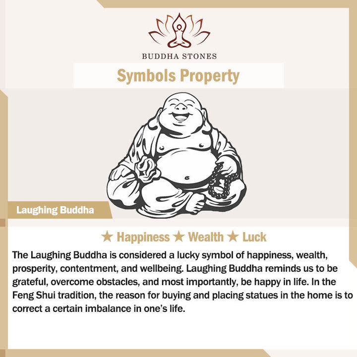Buddha Stones Jade Laughing Buddha Prosperity Necklace Pendant - image 6