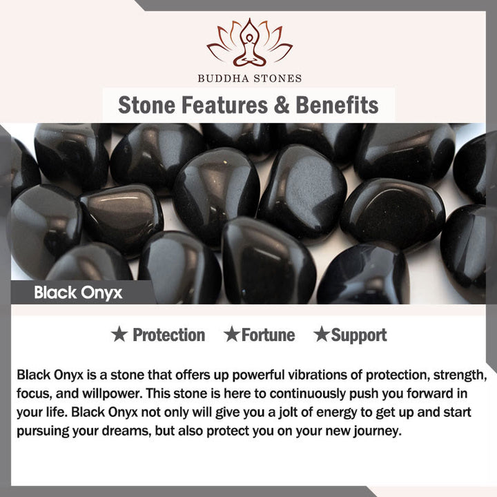 Buddha Stones Chinese Zodiac Natal Buddha Ebony Wood Tiger Eye Black Onyx Calm Necklace Pendants - image 7