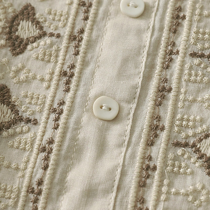 Buddha Stones Summer Floral Pattern Crew Neck Short Sleeve Women's Polyester Shirt  - image 18