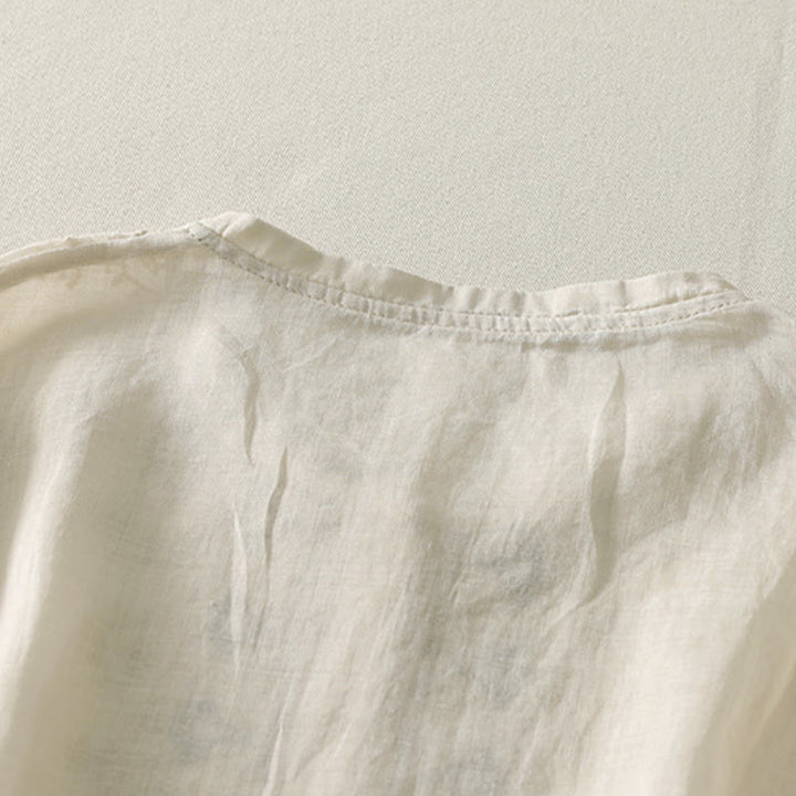 Buddha Stones Summer Floral Pattern Crew Neck Short Sleeve Women's Polyester Shirt  - image 21