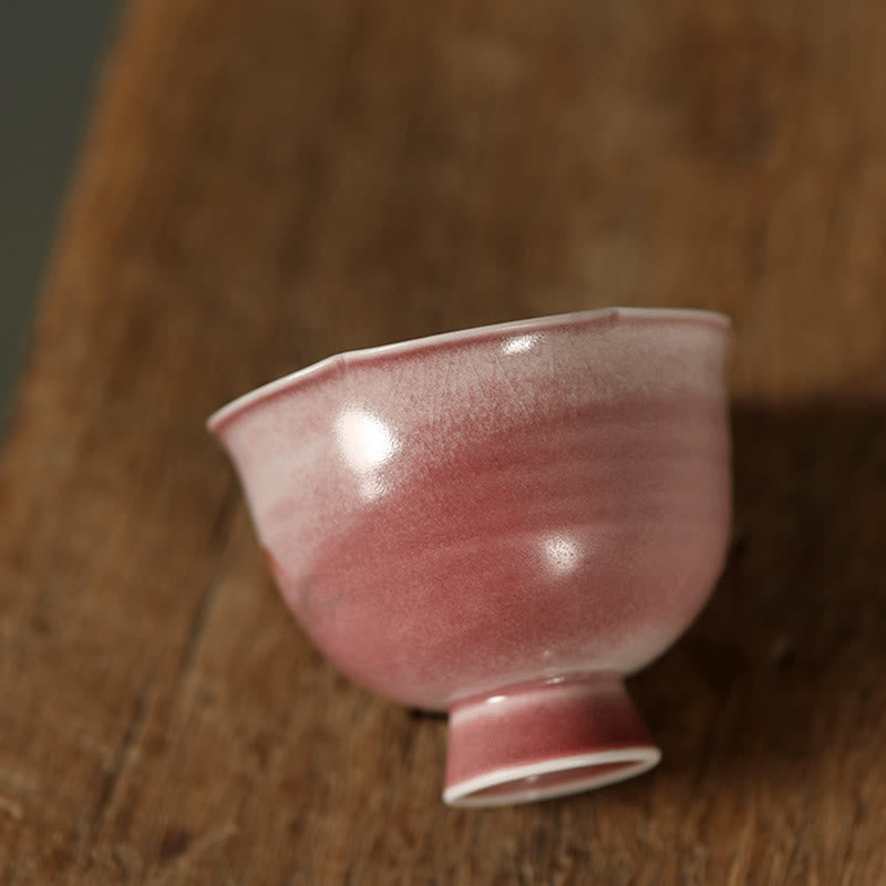 Buddha Stones Hand-painted Rabbit Orchid Flower Begonia Ceramic Teacup Kung Fu Tea Cup 75ml - image 13